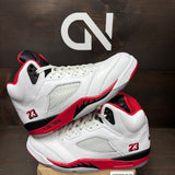 Jordan 5 Retro Fire Red Black Tongue (2025) Size 11 (Pre-Owned) - front
