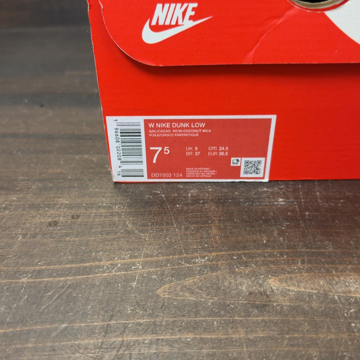Nike Dunk Low Cacao Wow (Women's) Size 7.5W (Pre-Owned)