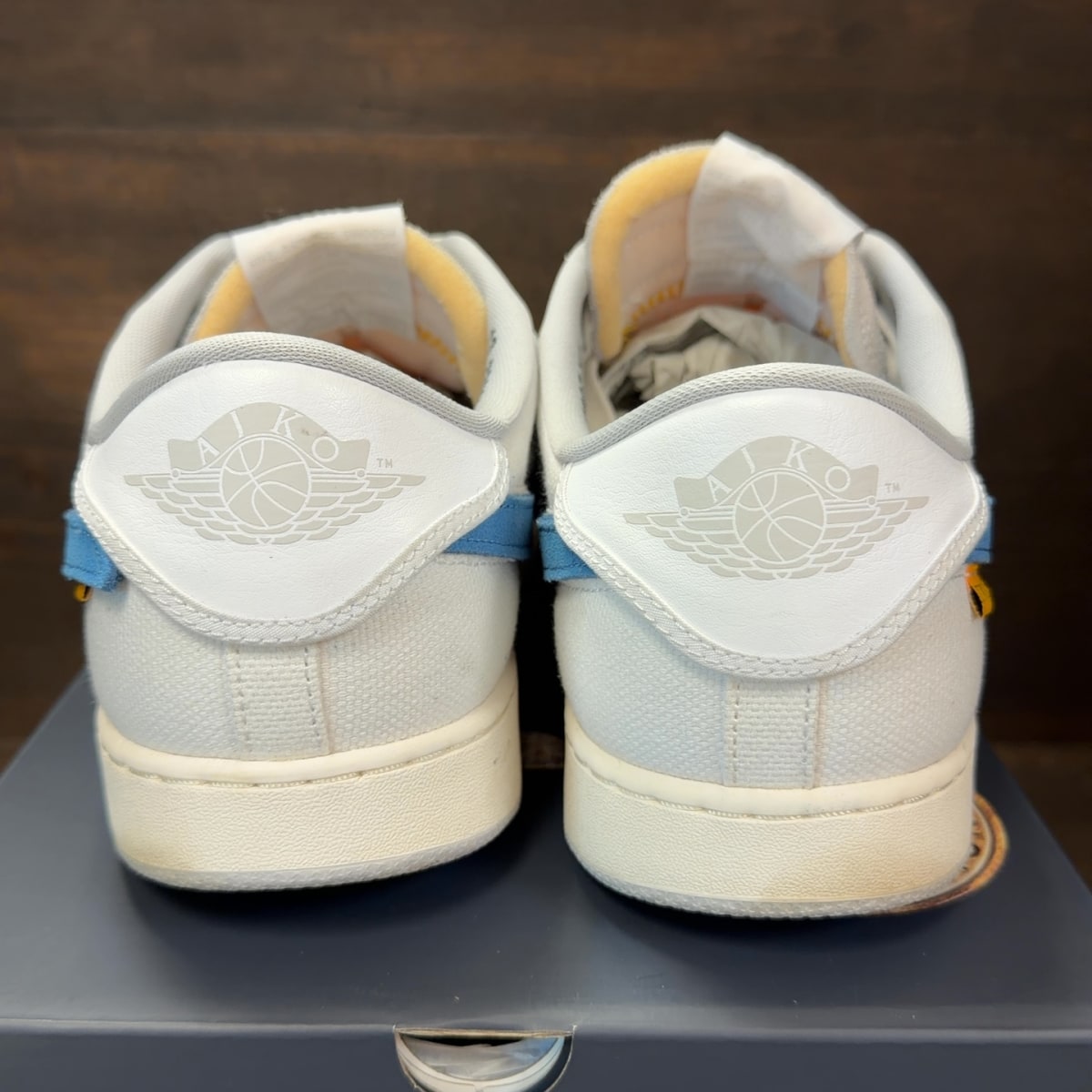 Jordan 1 Retro AJKO Low SP Union White Canvas - Image 4