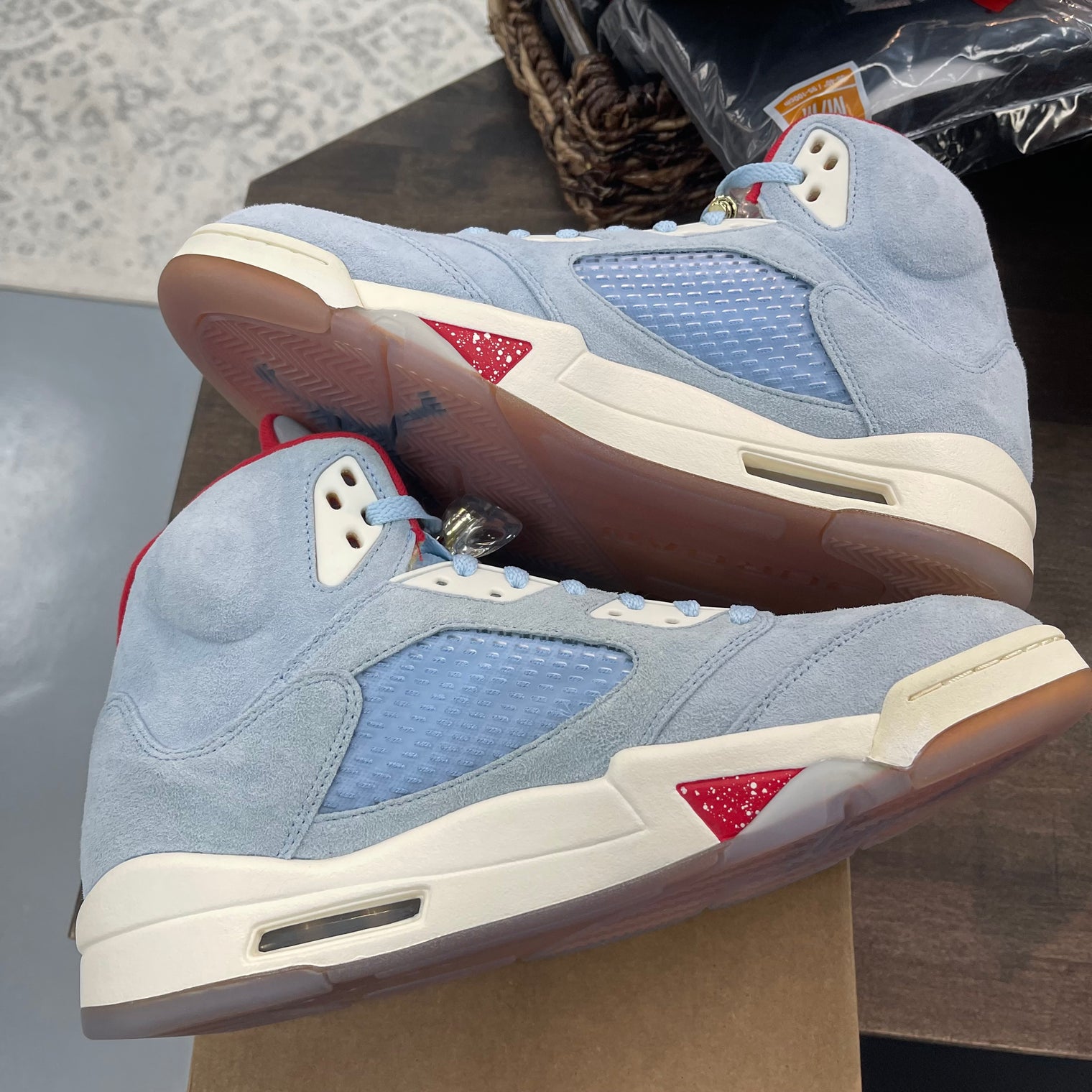 Ice Blue Trophy Room Jordan 5 (NEW, no box)