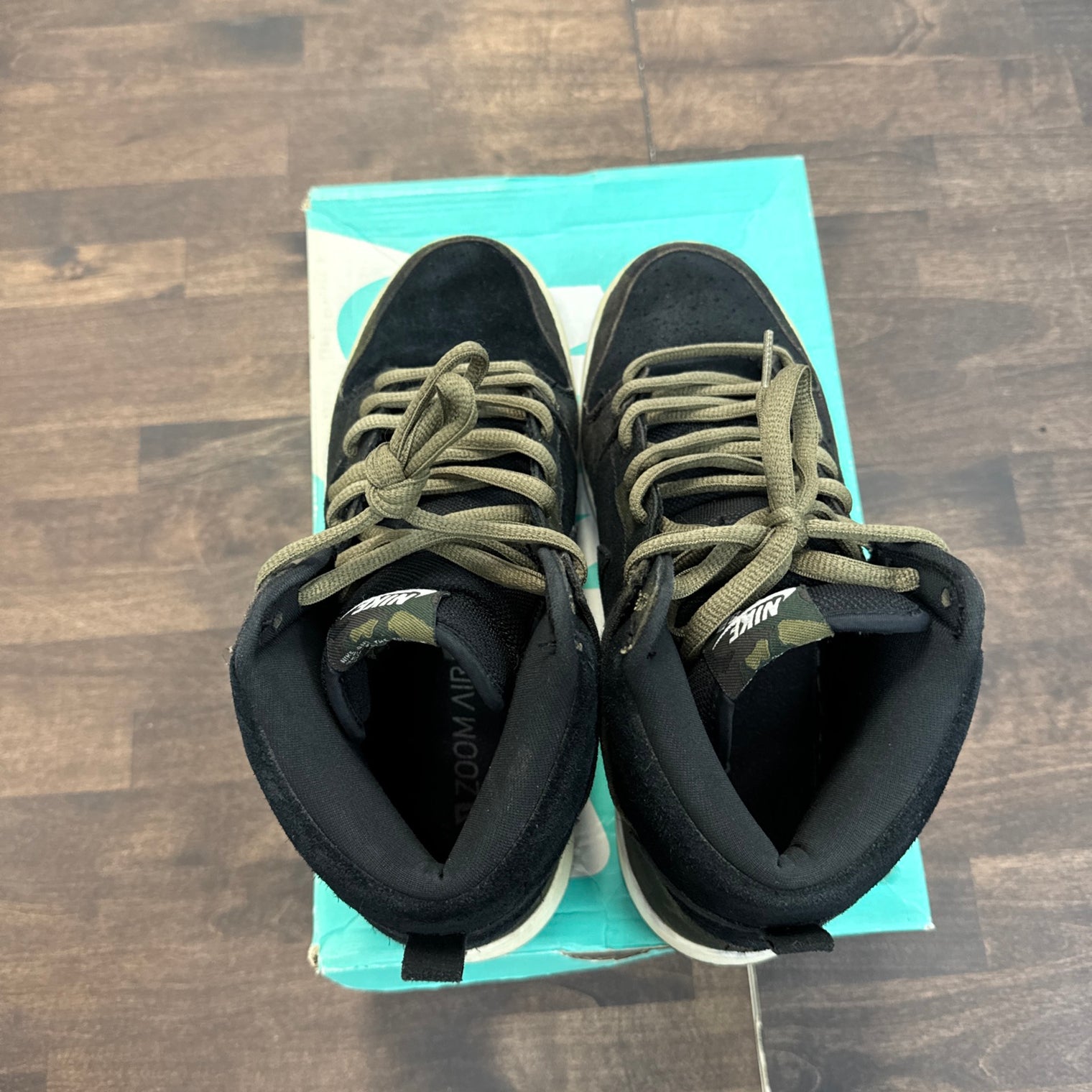 Iguana Camo SB Dunk High (USED, No Box)