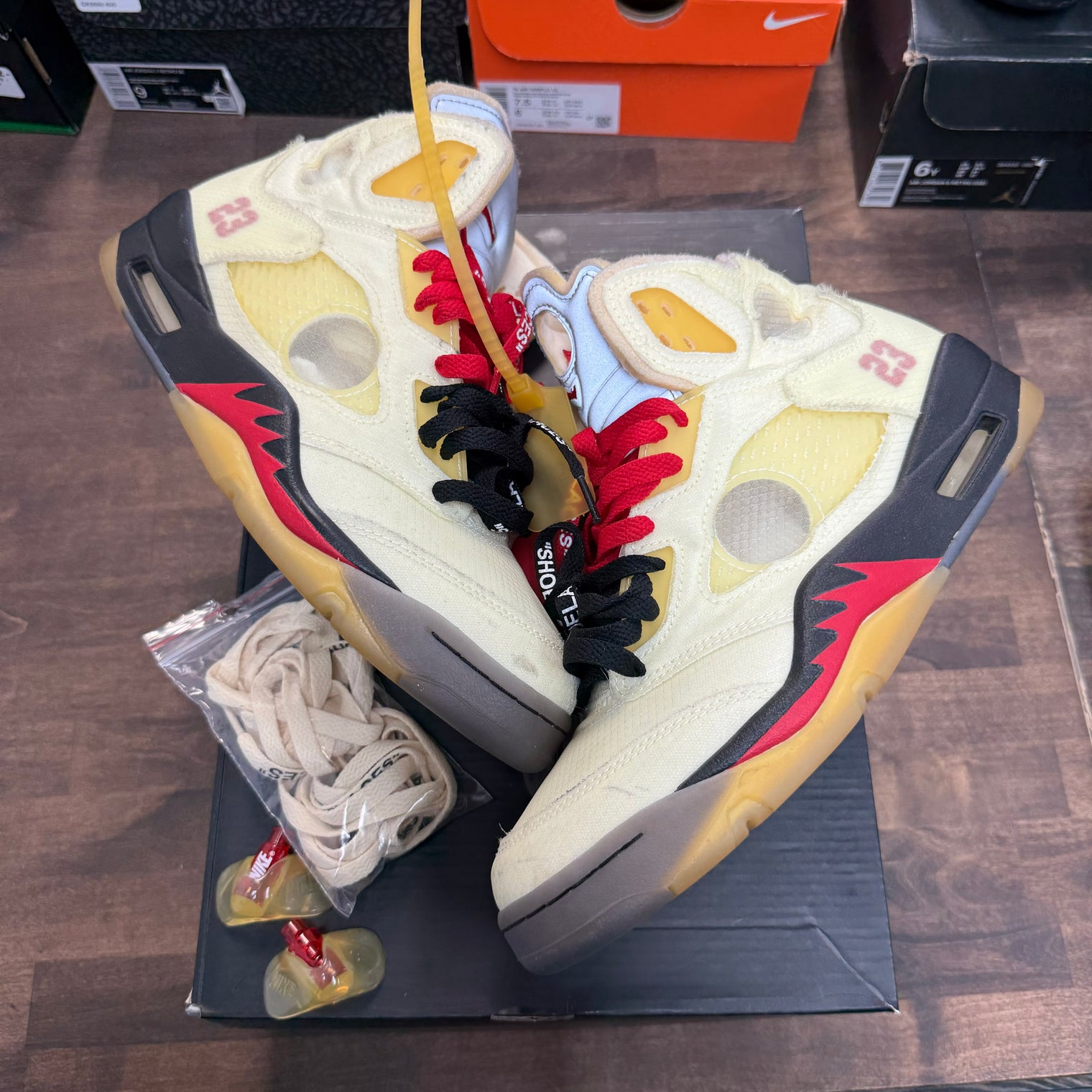 Sail Off-White Jordan 5 (USED)