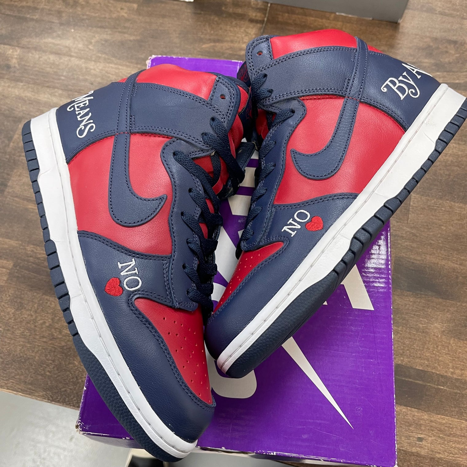 Supreme By Any Means Necessary SB Dunk High (USED)