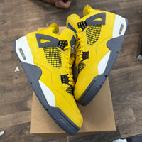 Lightning Jordan 4 Retro (USED, No Box)