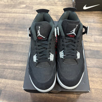 Black Canvas Jordan 4 Retro (Used)