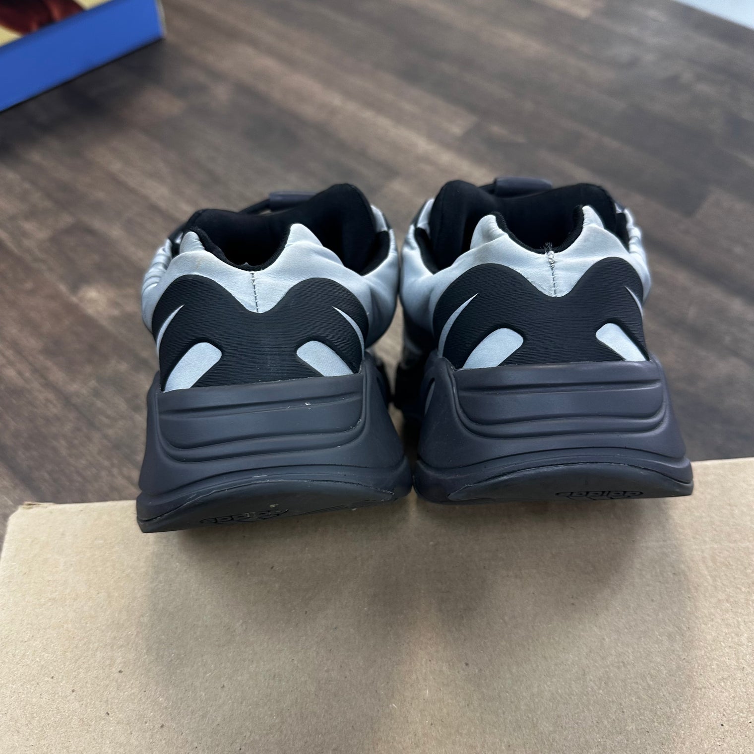 Silver Metallic MNVN Yeezy 700 (USED, No Box)