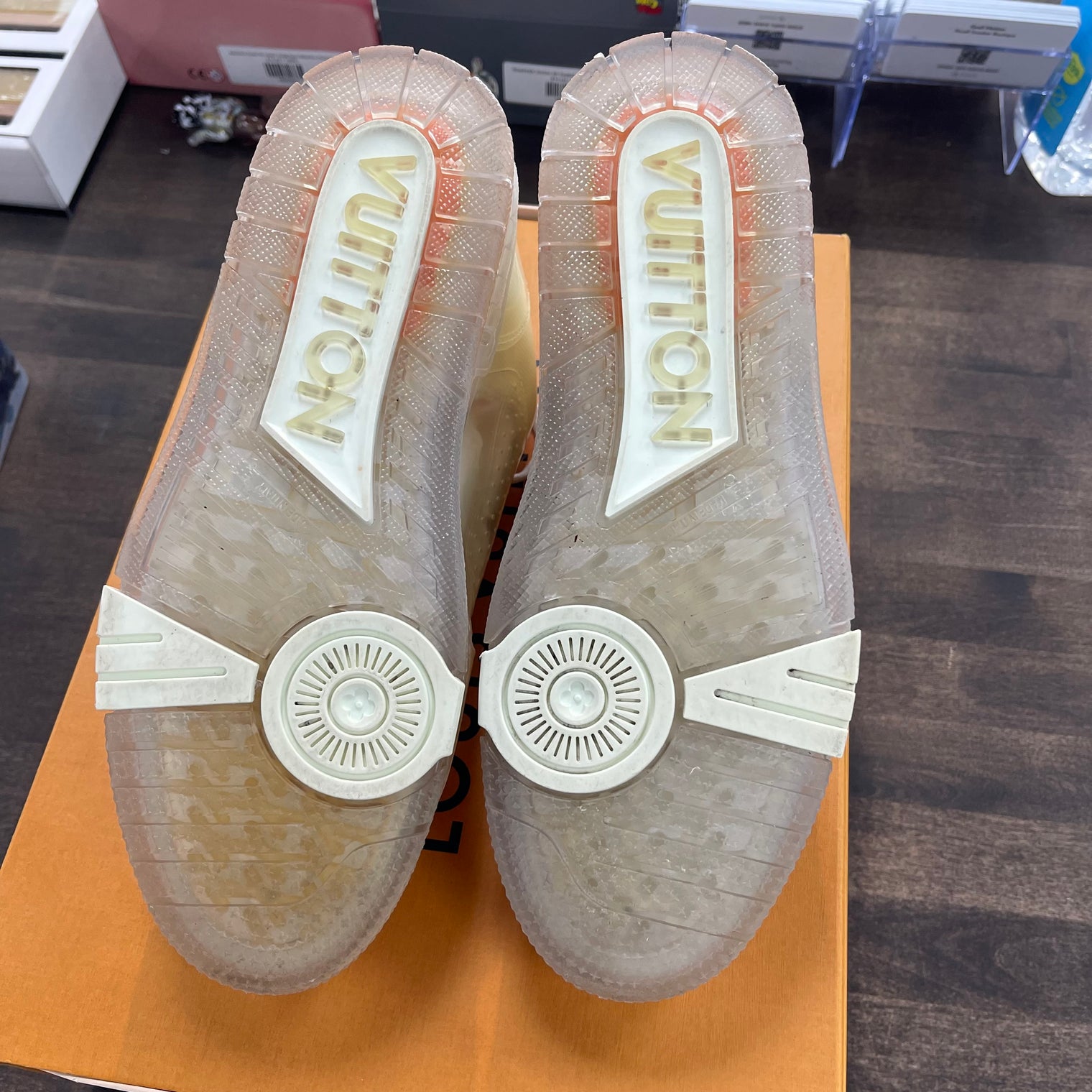 Louis Vuitton Clear Strap Trainer (USED)