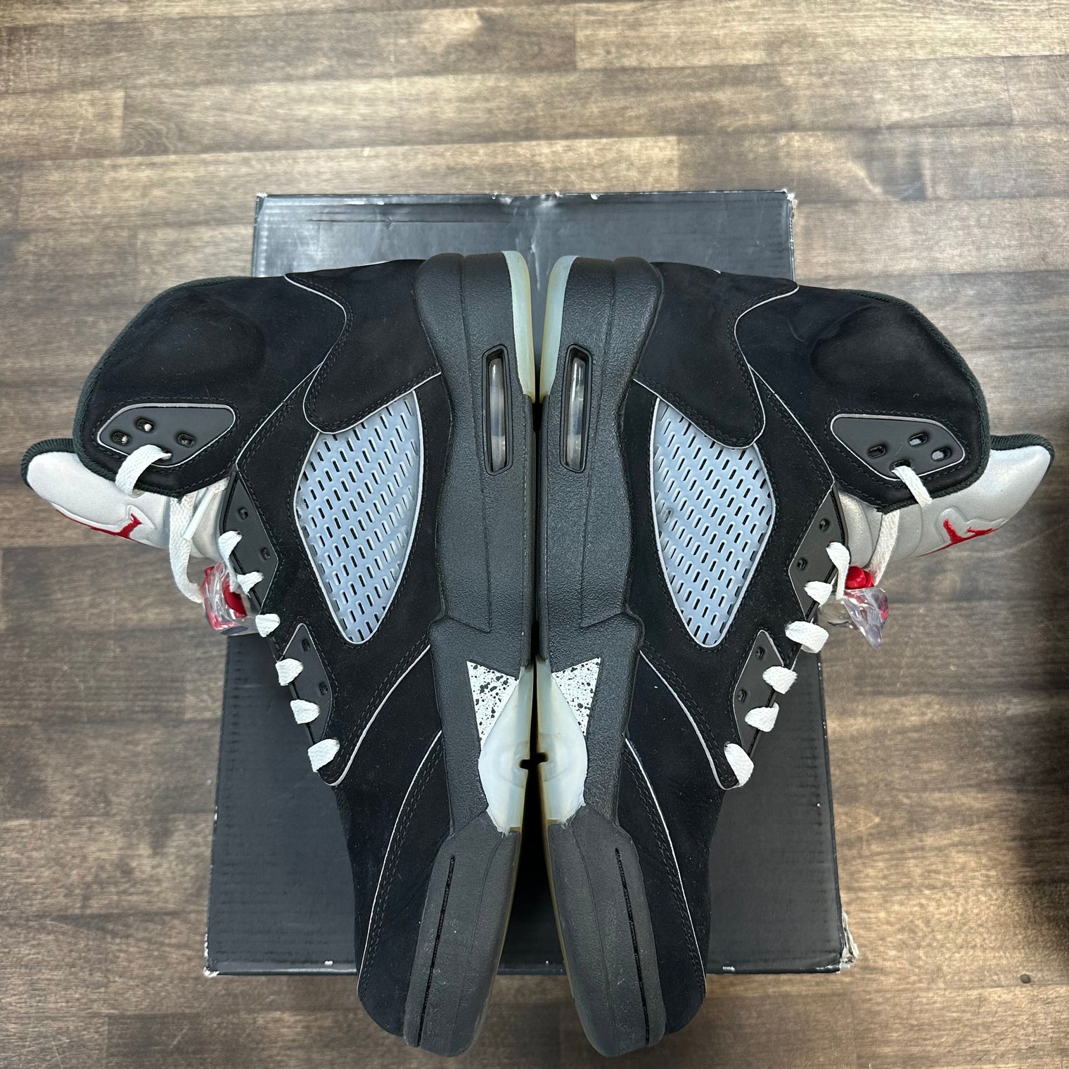 Black Metallic Reimagined Jordan 5 Retro OG (USED)