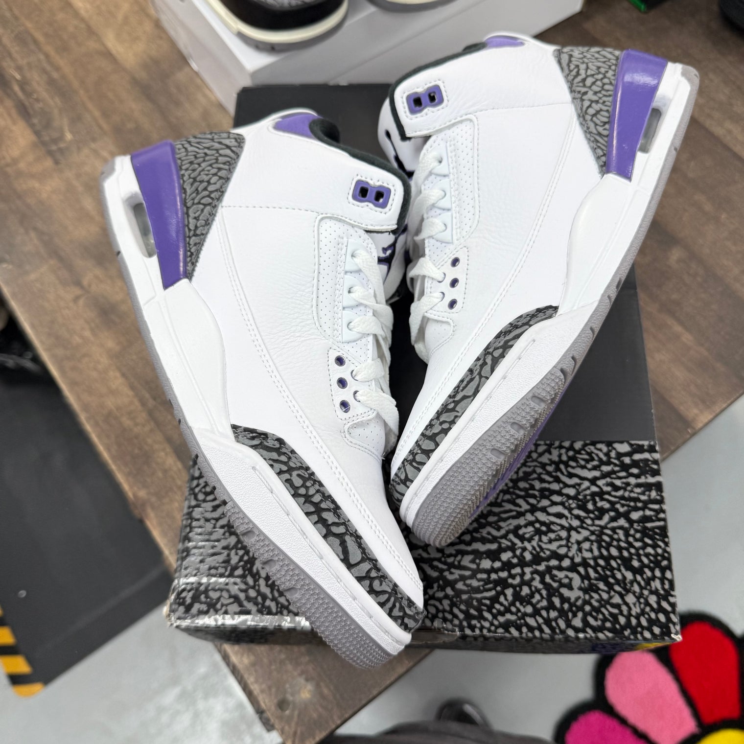 Dark Iris Jordan 3 Retro (USED)