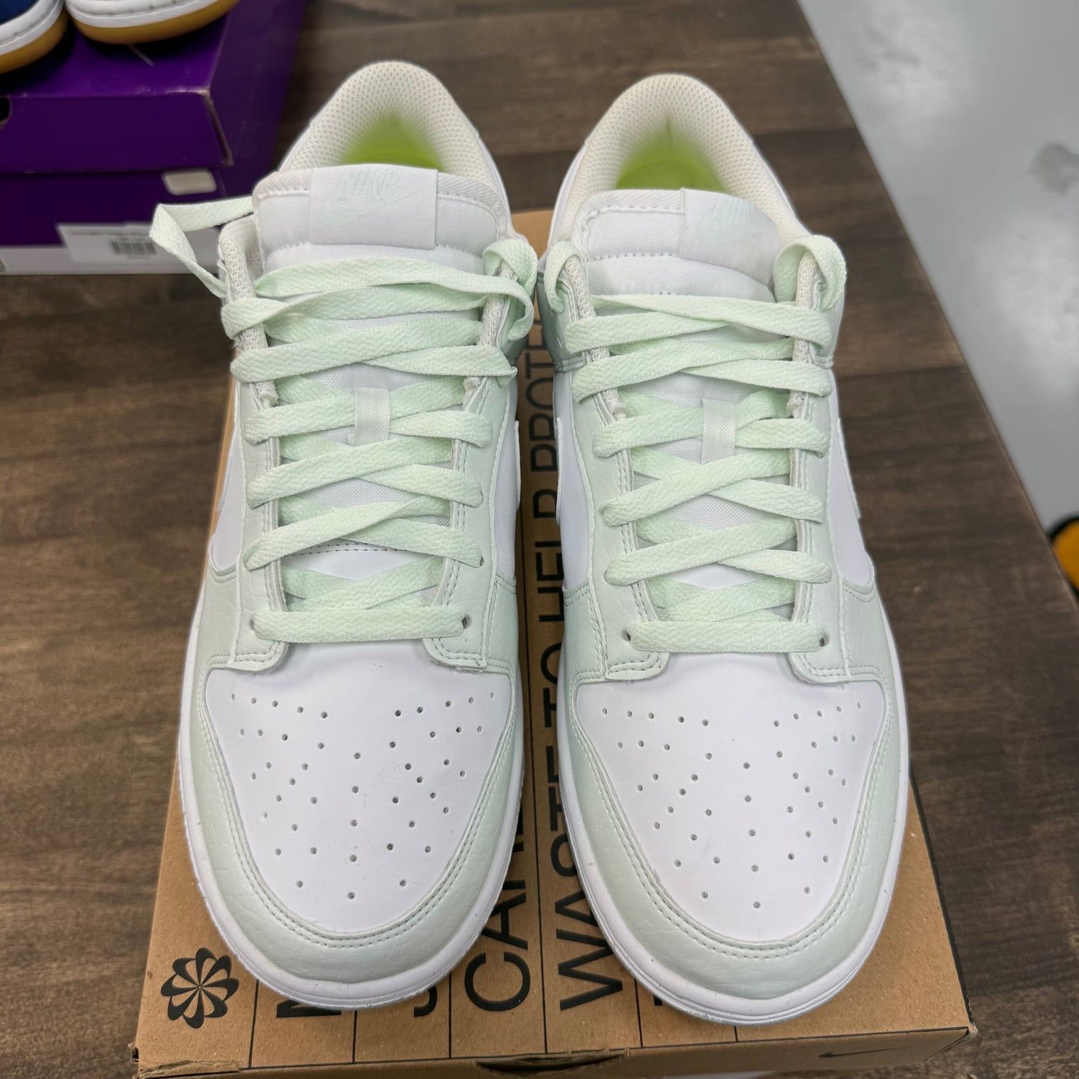 White Mint Nike Dunk Low Next Nature (W) (USED)