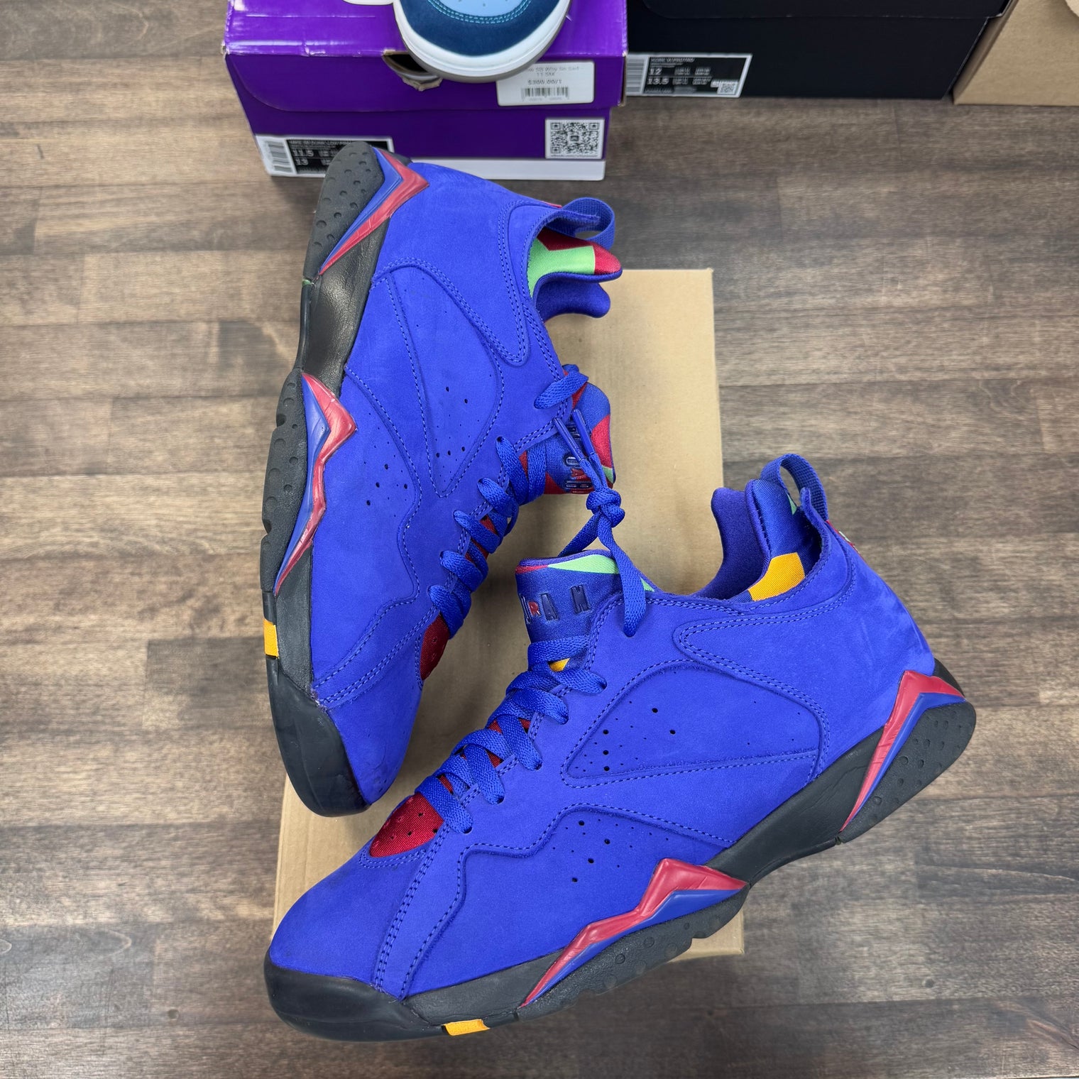 Bright Concord Jordan 7 Low (USED, No Box)