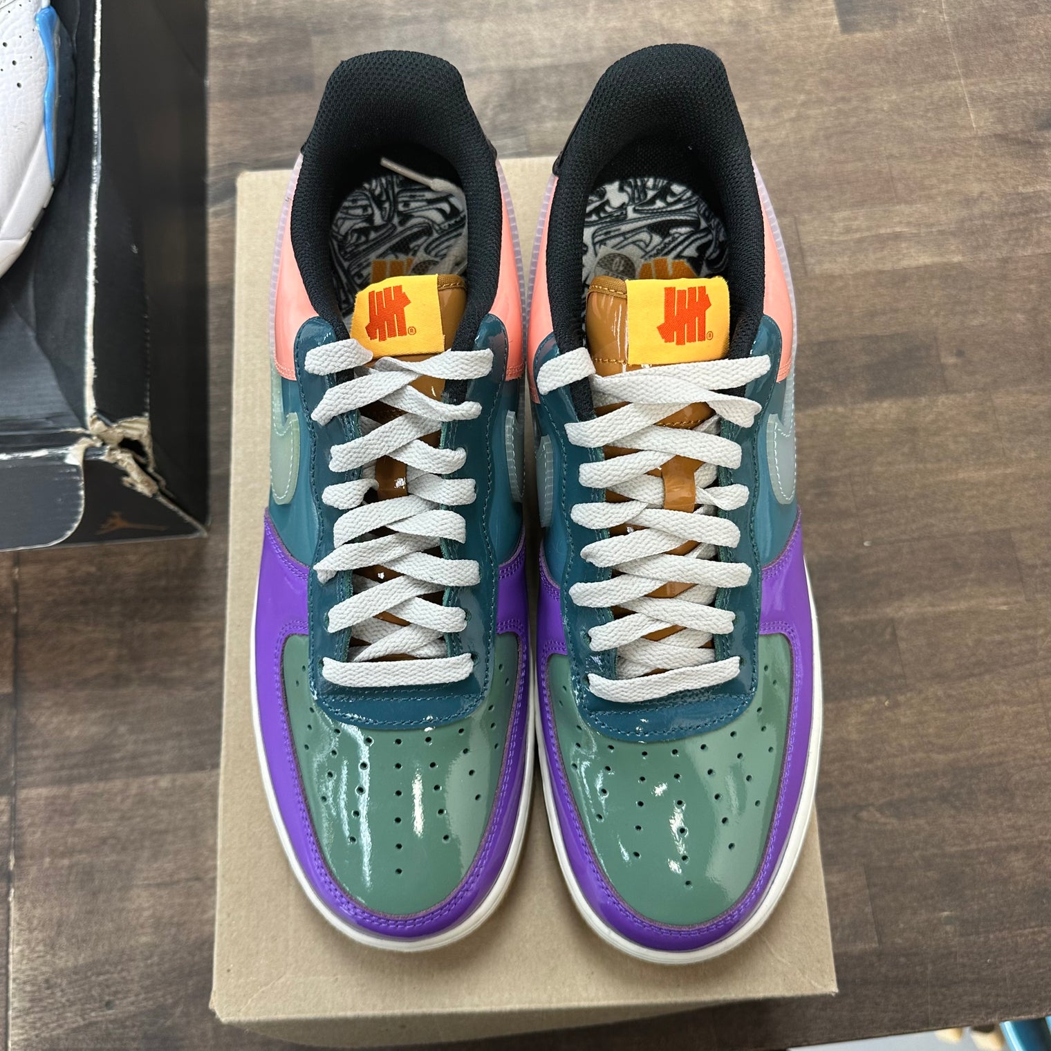 Wild Berry Multi Patent Undefeated Air Force 1 (USED, No Box)