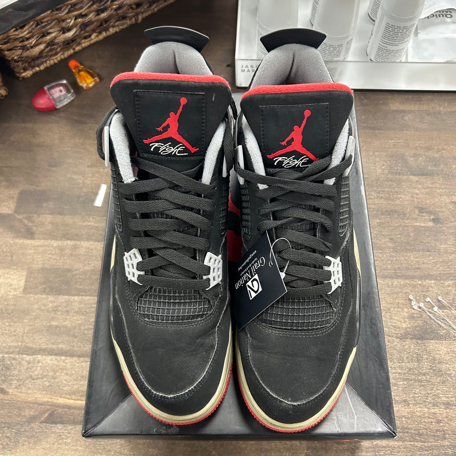 Bred Jordan 4 (2019) (USED)