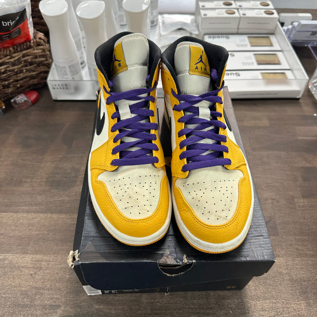 Air Jordan 1 Mid SE Lakers (Used)
