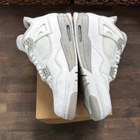 White Oreo Jordan 4 (USED,NO BOX)