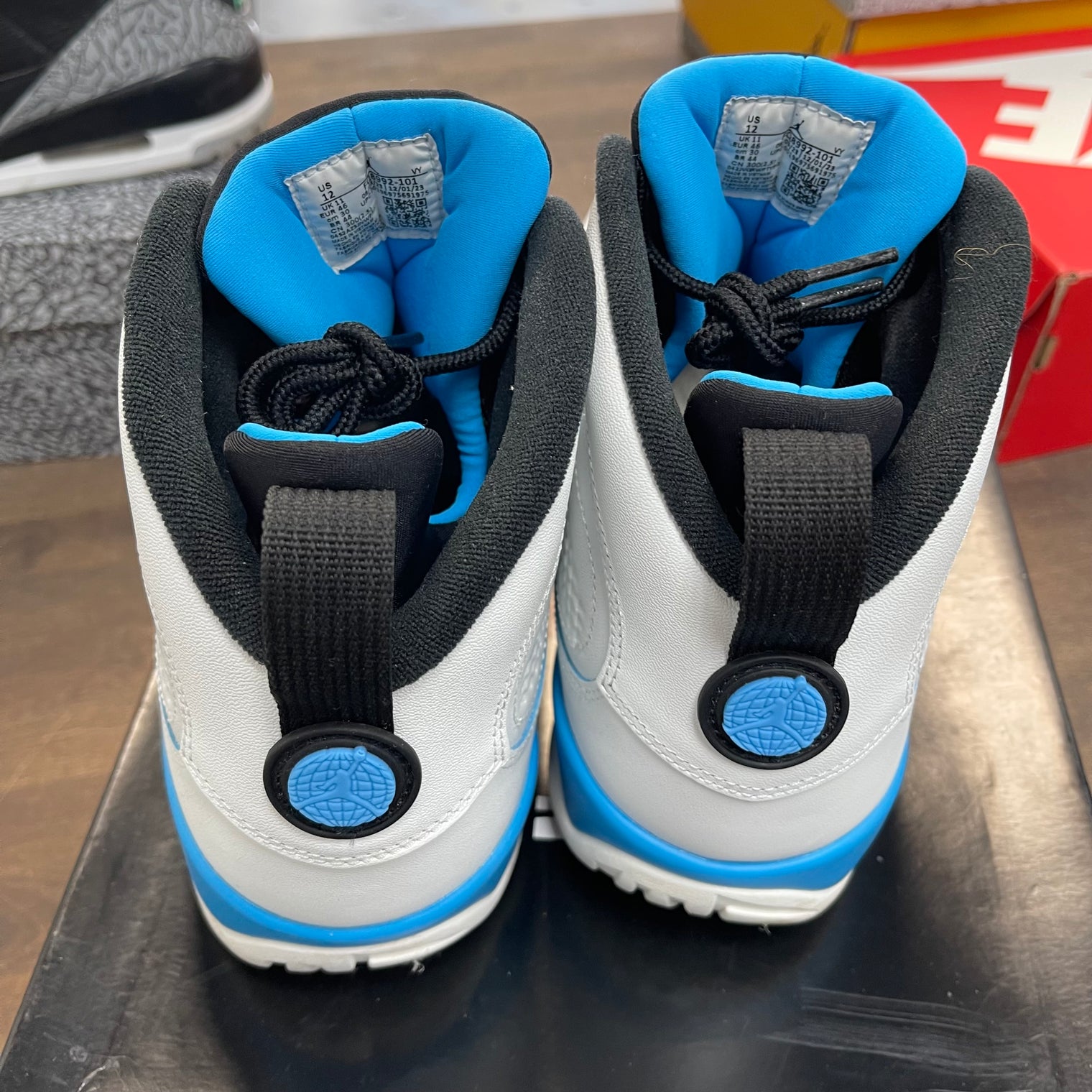 Powder Blue Jordan 9 (USED)