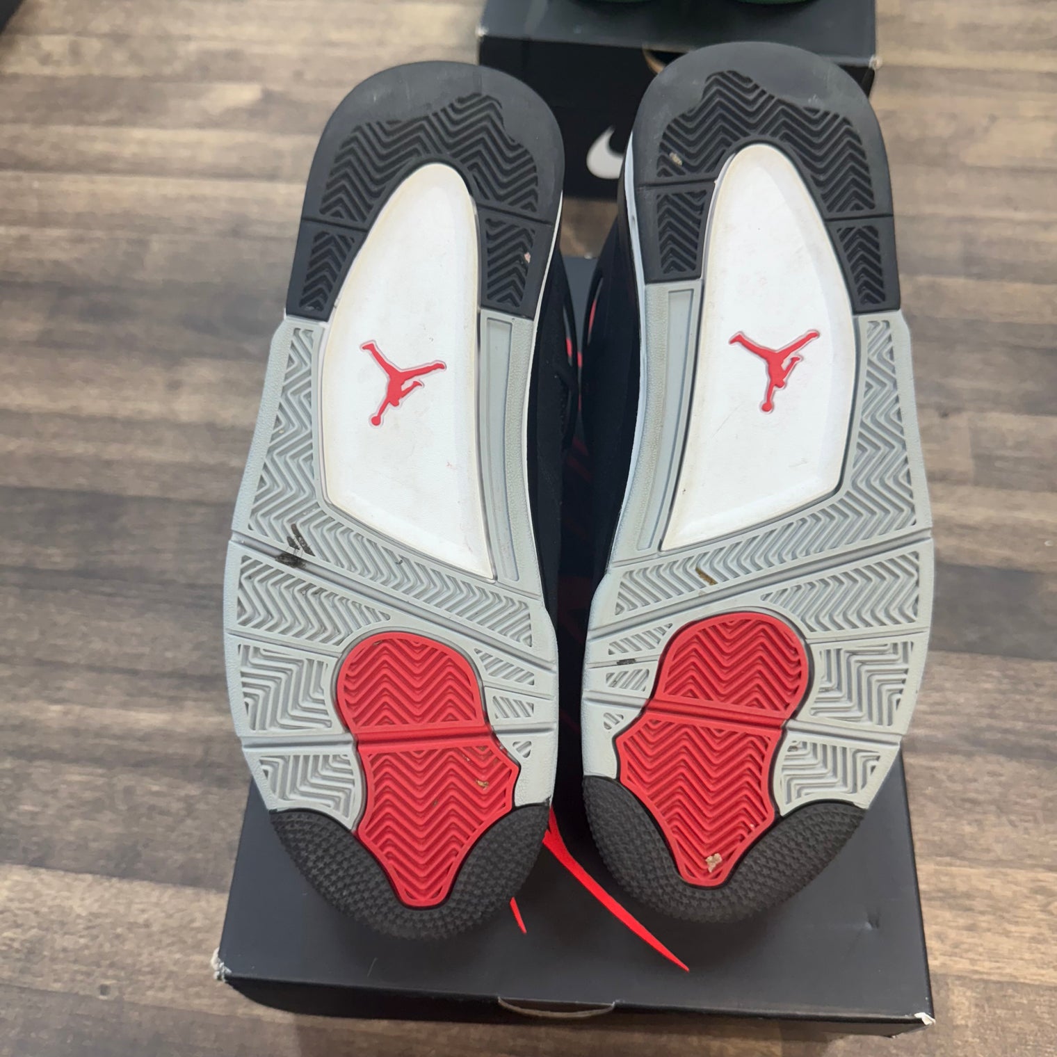 Black Canvas Jordan 4 Retro (Used)