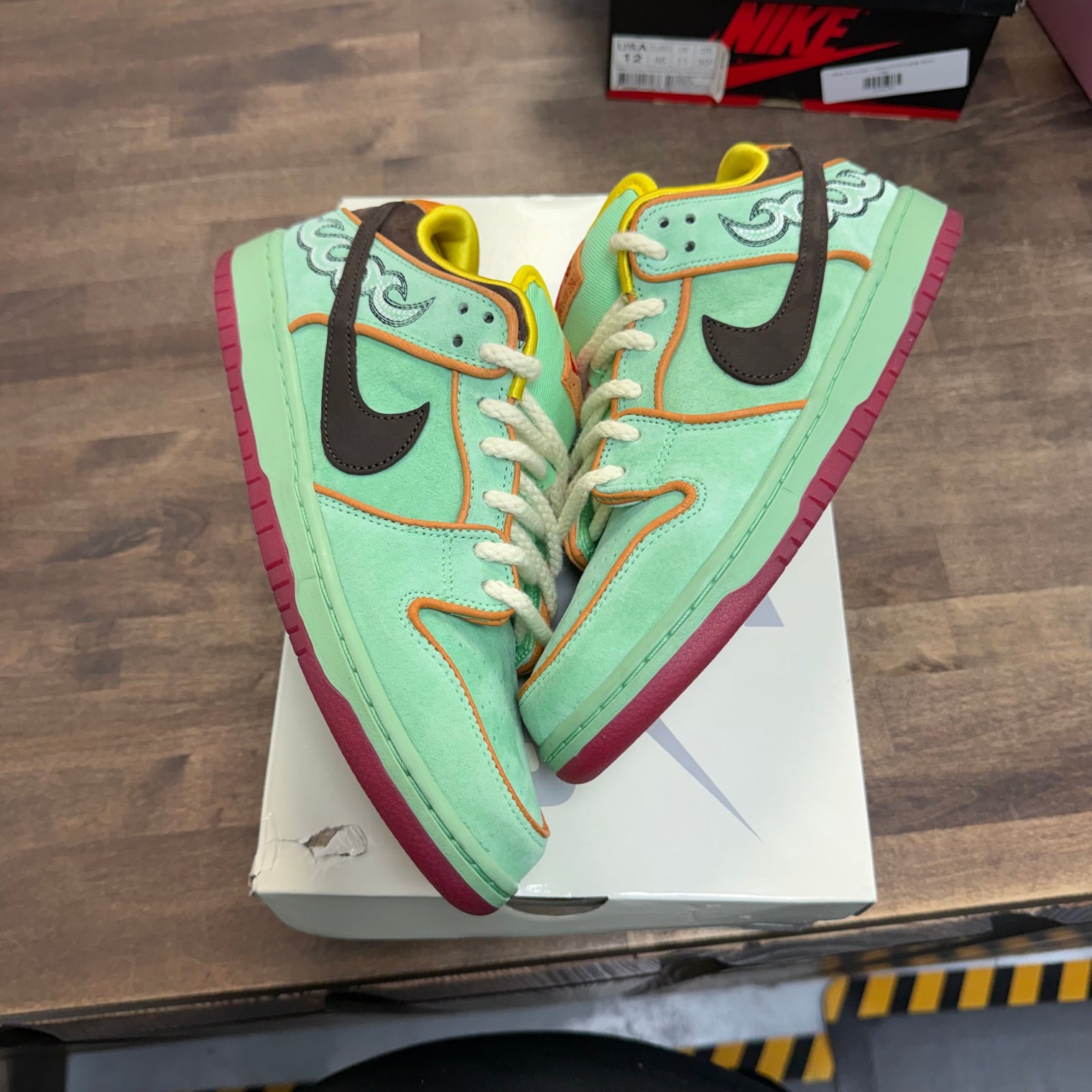 Rodeo Tourmaline Nike SB Dunk Low (Lightly Worn)