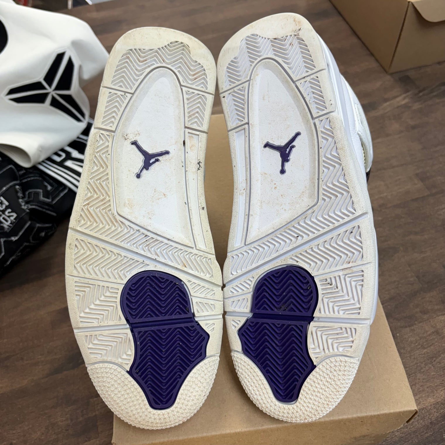 Metallic Purple Jordan 4 (USED, No Box)