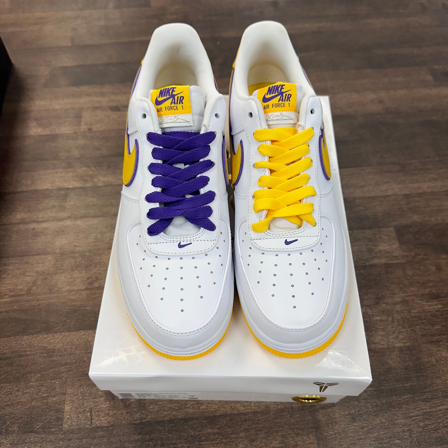 Lakers Home Kobe Bryant Nike Air Force 1 Low (USED)
