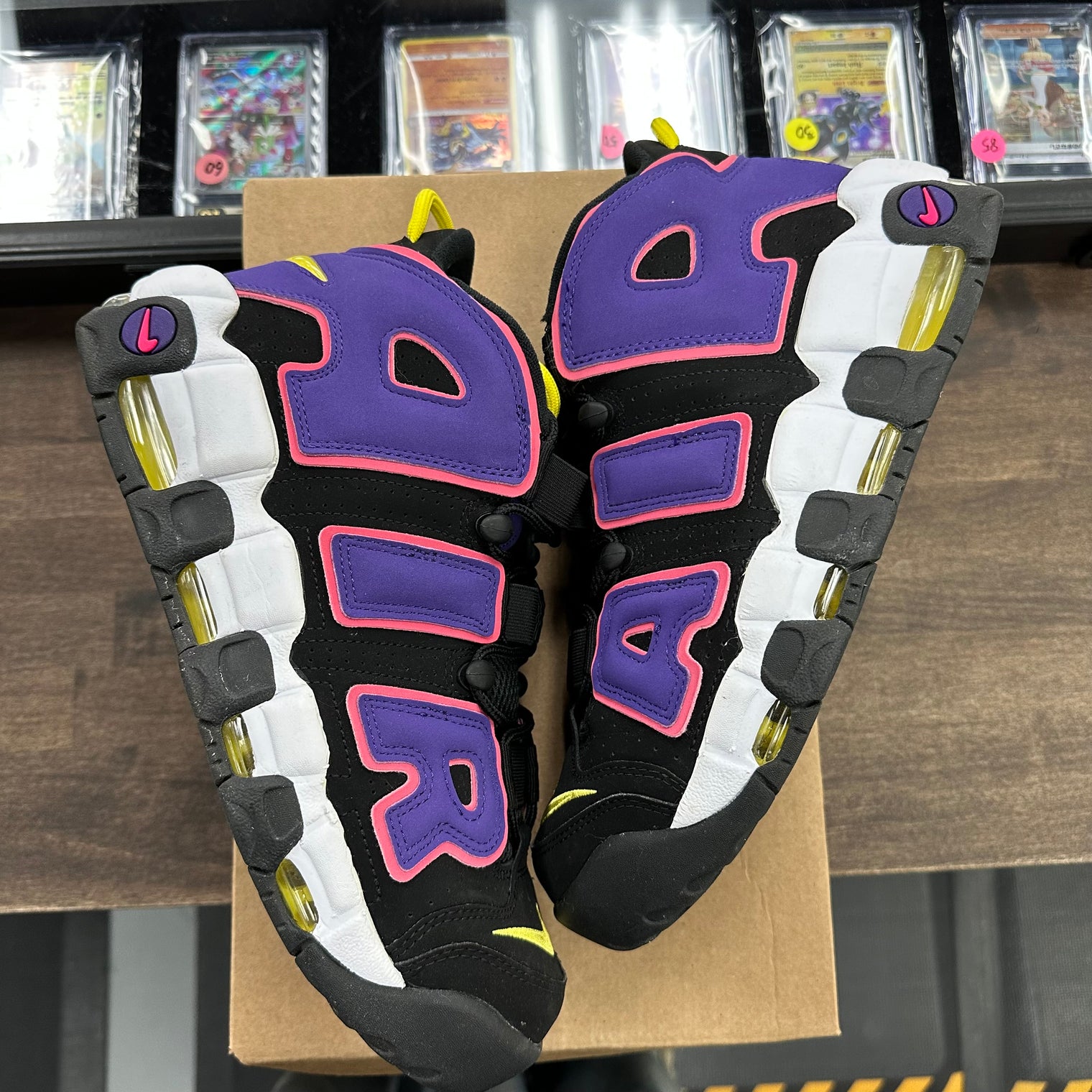 Black Court Purple Air More Uptempo 96 (USED, No Box)