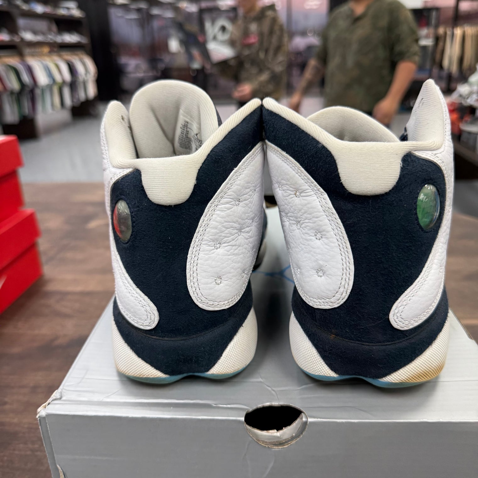Obsidian Powder Blue White Jordan 13 Retro (USED)