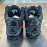 Black Cat Jordan 3 (Lightly Worn)