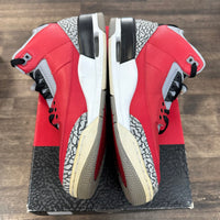 Unite Red Jordan 3 Retro (USED)