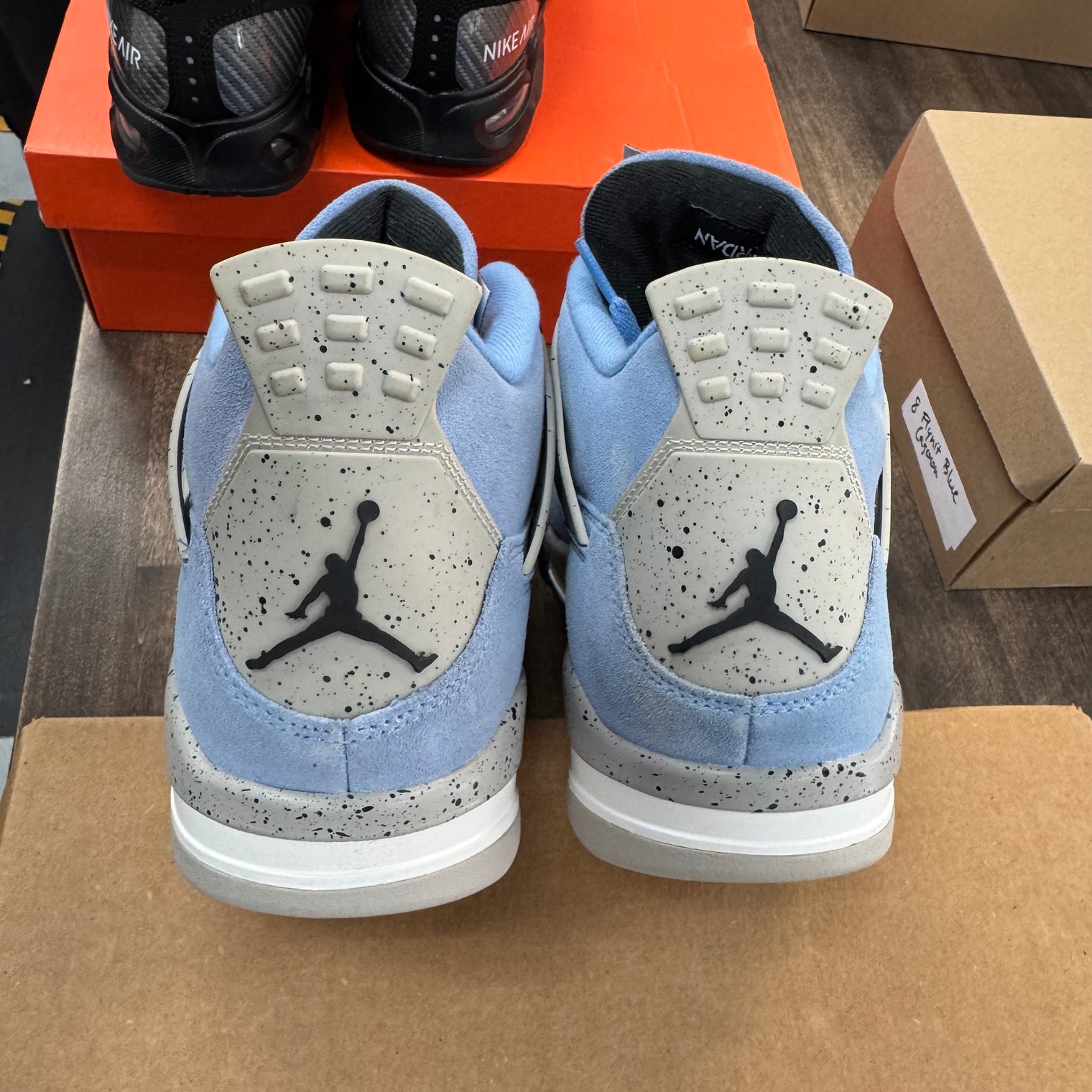 University Blue Jordan 4 Retro (USED, No Box)