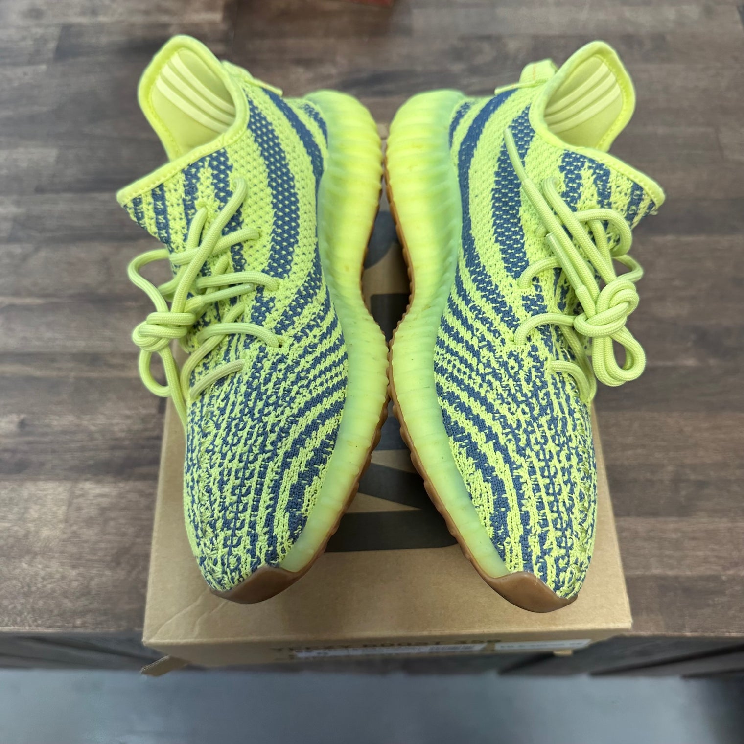 Semi Frozen Yellow Yeezy 350 (USED)