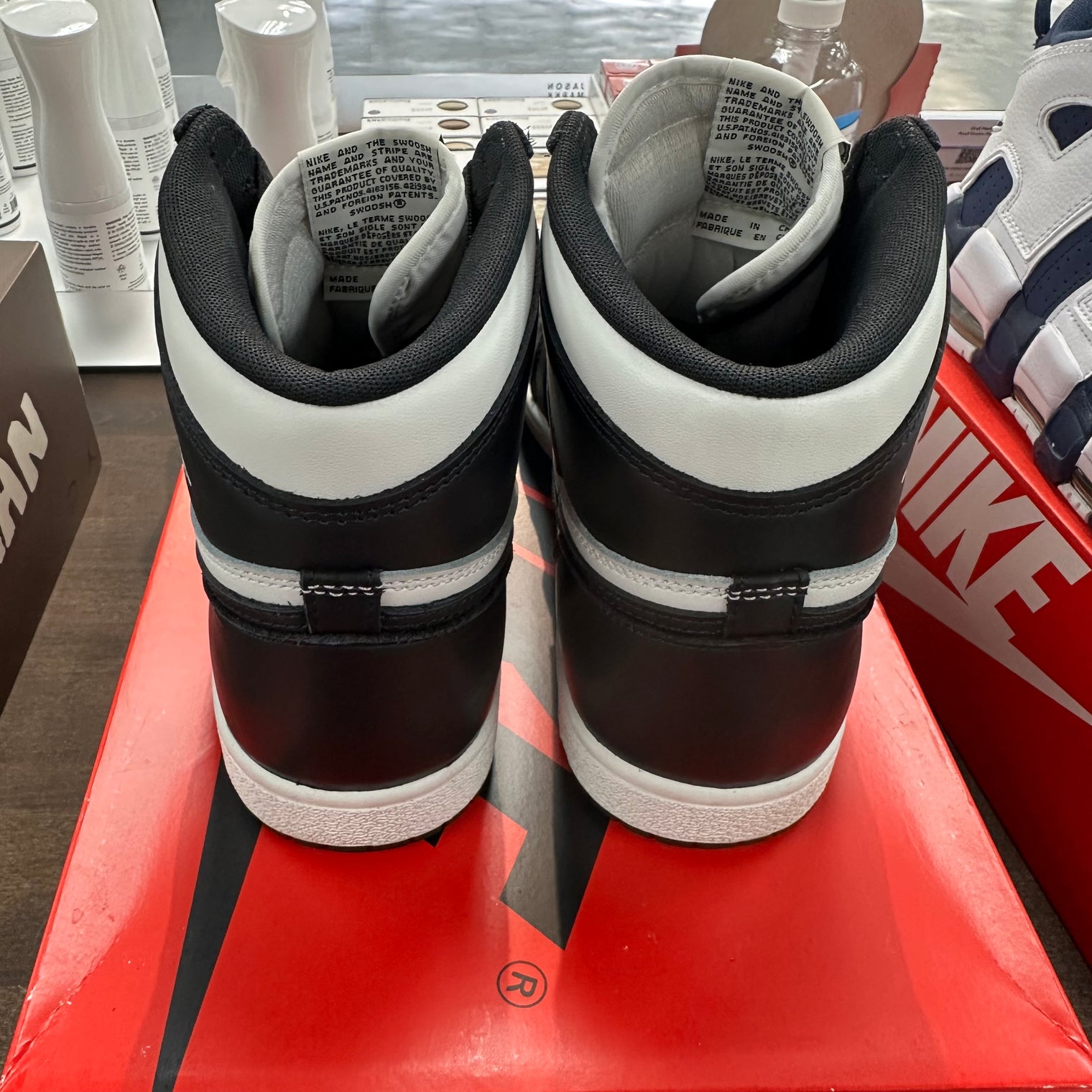 Black White Jordan 1 High 85 (USED)