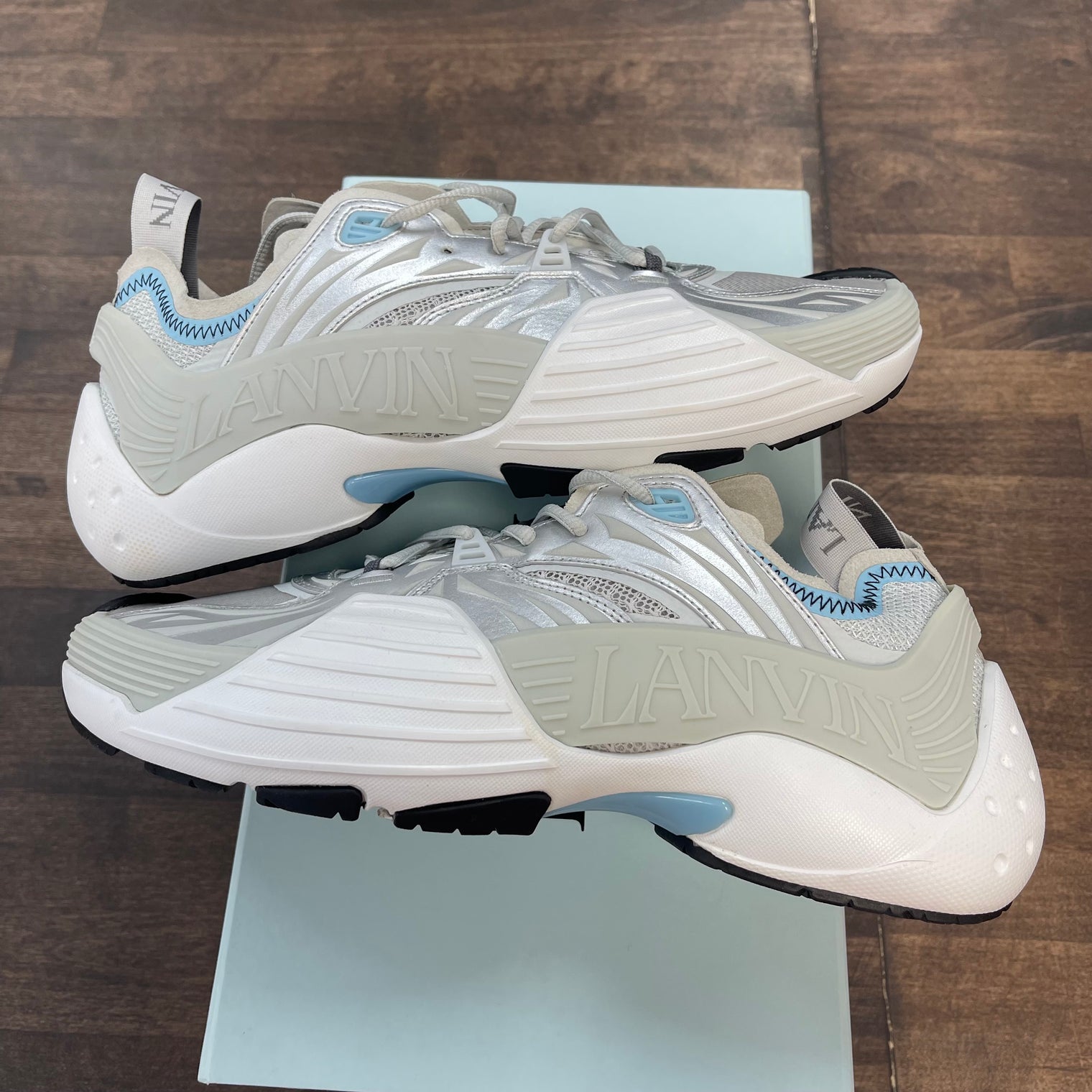 Lanvin Flash-X Sneaker Shoe Grey (Replacement Box)