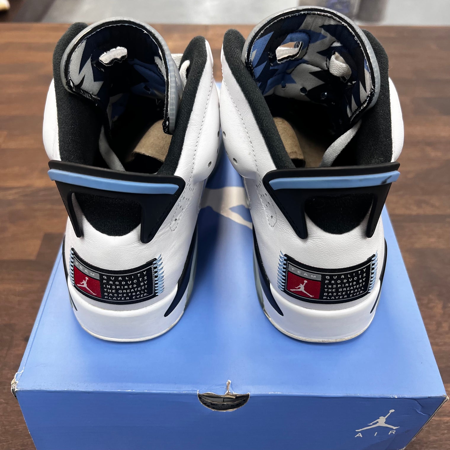 UNC Jordan 6 (USED)