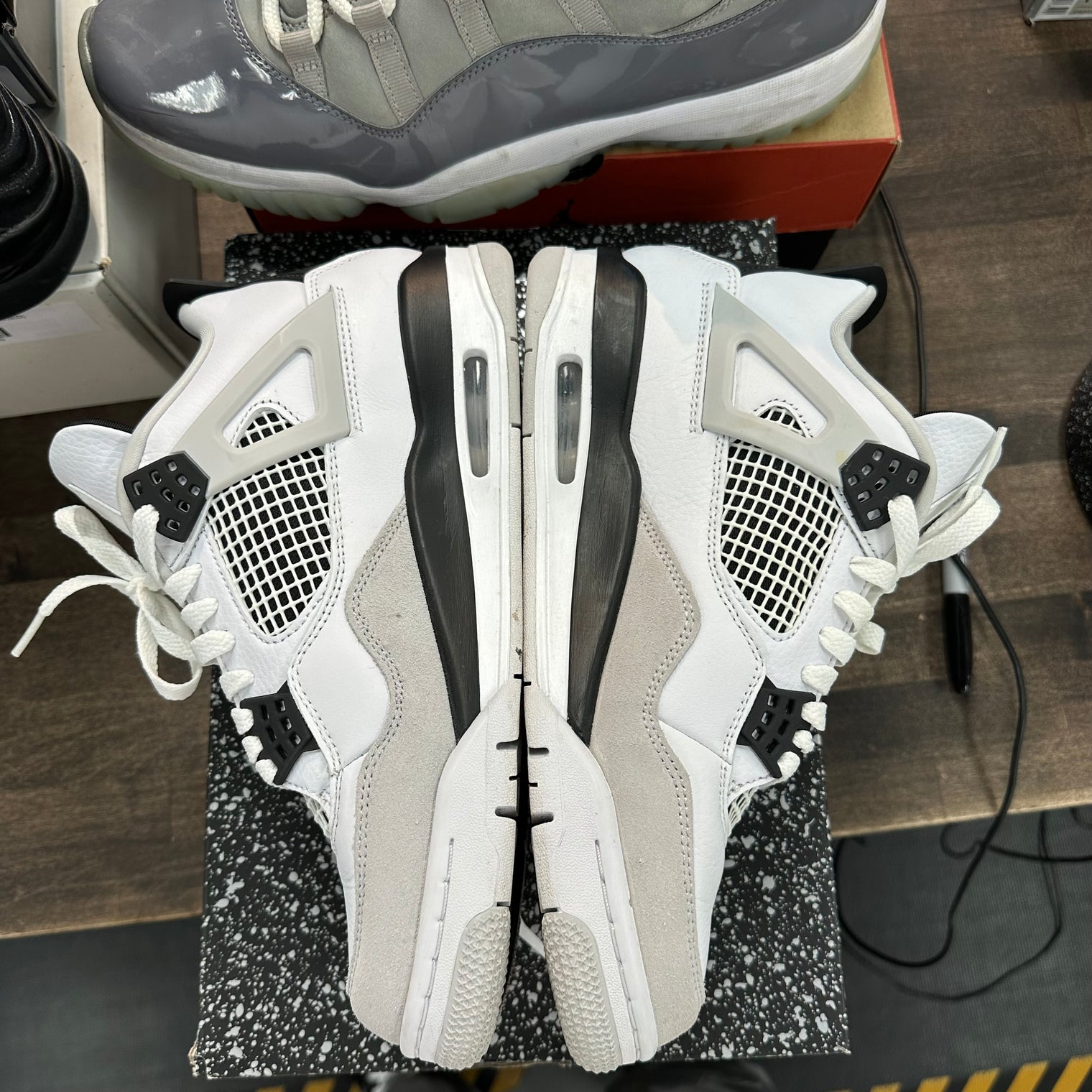 Military Black Jordan 4 Retro (USED)