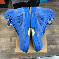 Blue Suede Jordan 5 (USED,No Box)