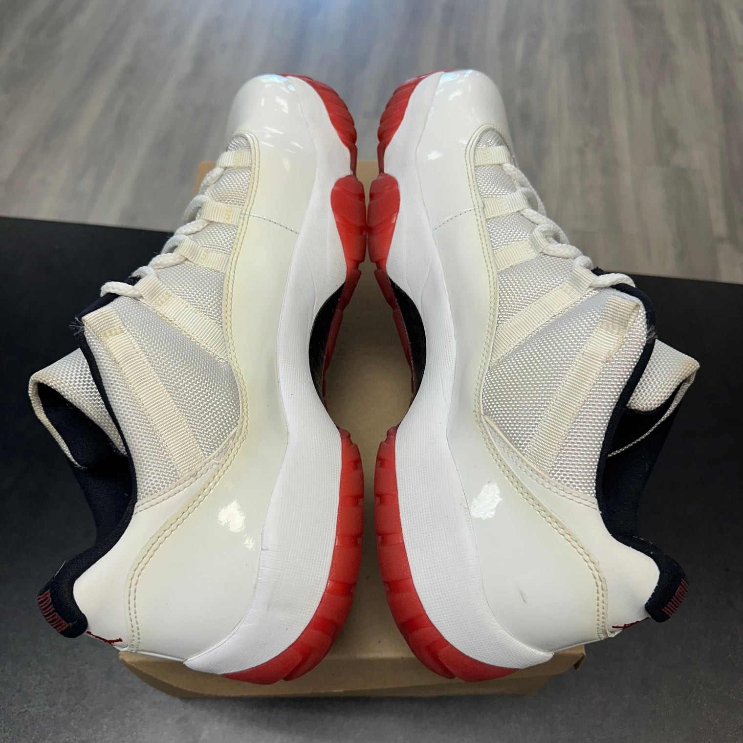 White Red Jordan 11 Low (2012) (USED, no box)