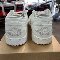 Triple White Jordan 1 Low (USED, No Box)