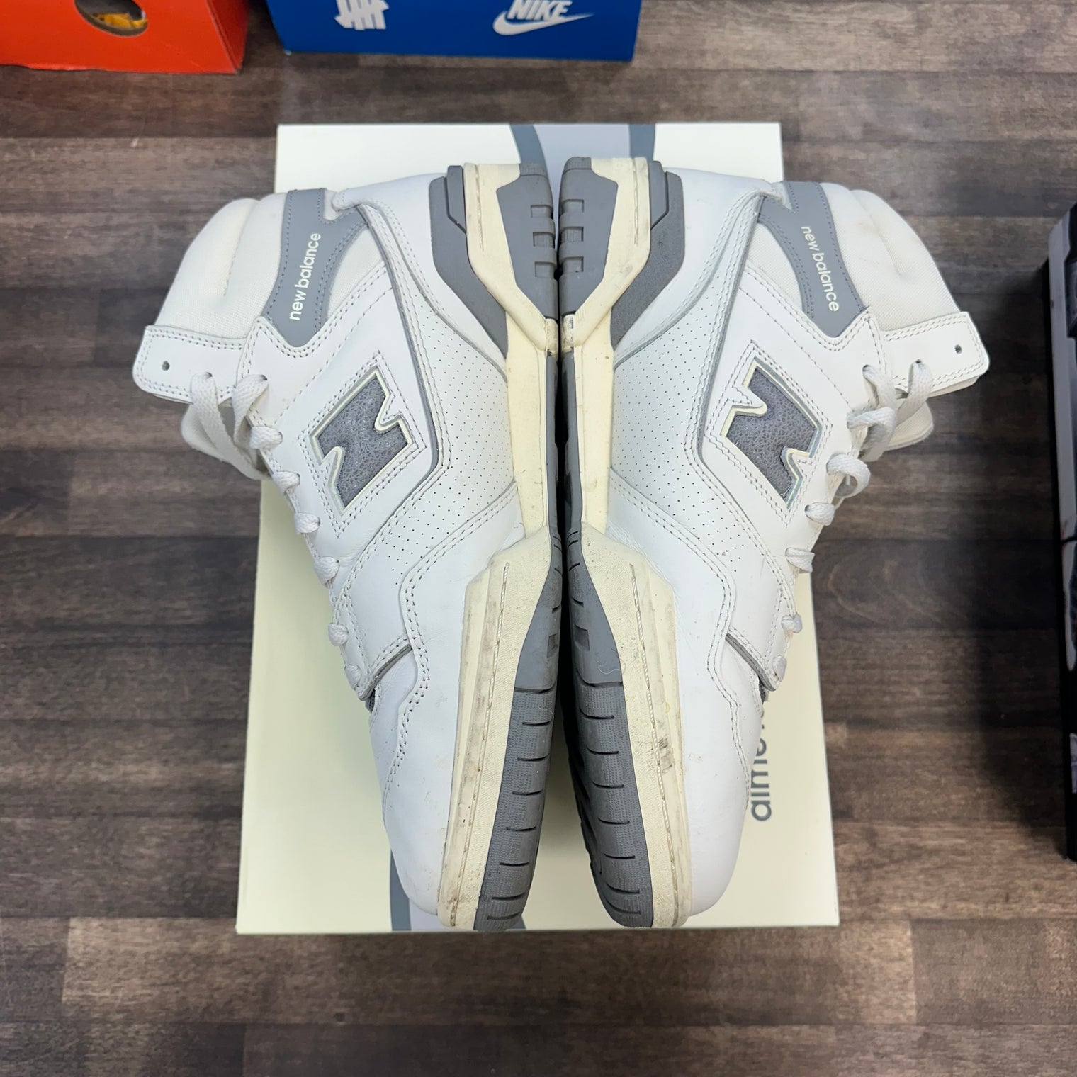 Aime Leon Dore White Grey New Balance 650R (USED)