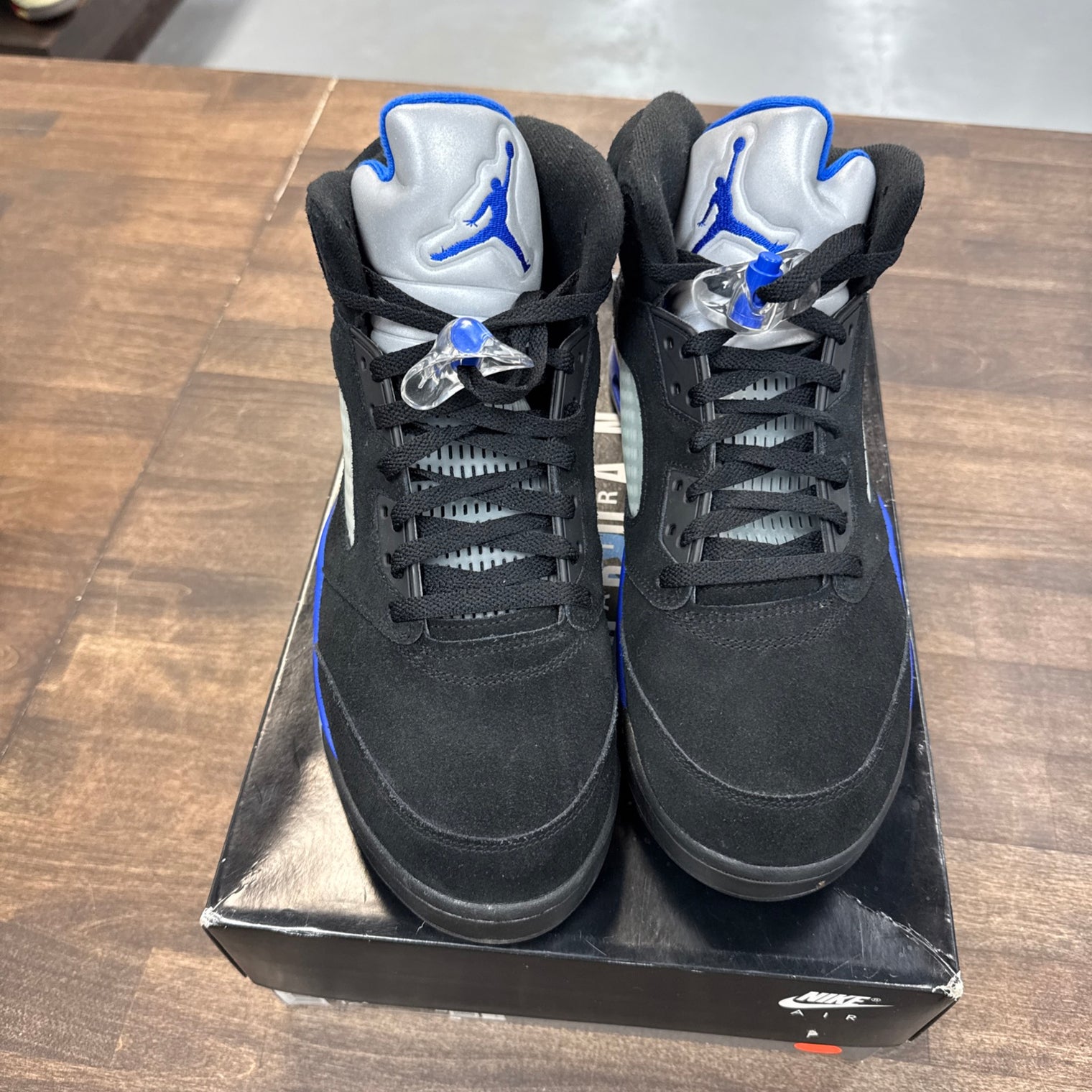 Racer Blue Jordan 5 (USED,Replacement Box)
