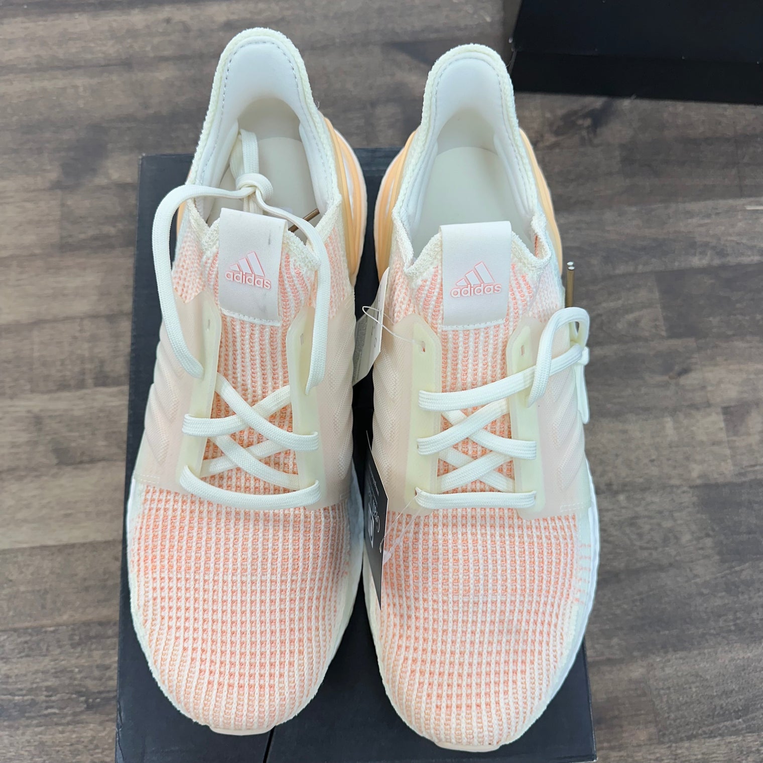Off White Glow Orange adidas Ultra Boost 19 (Lightly Worn)
