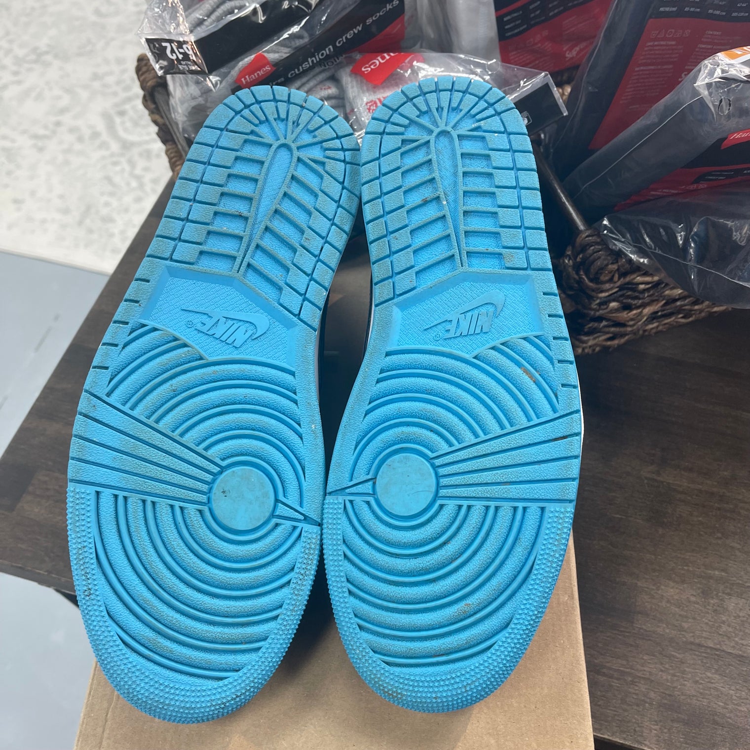 Powder Blue Jordan 1 Low (USED, No Box)