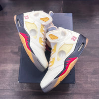 Off White Jordan 5 Sail (Lightly Worn)