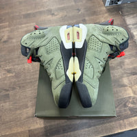 Olive Travis Scott Jordan 6 Retro (USED)