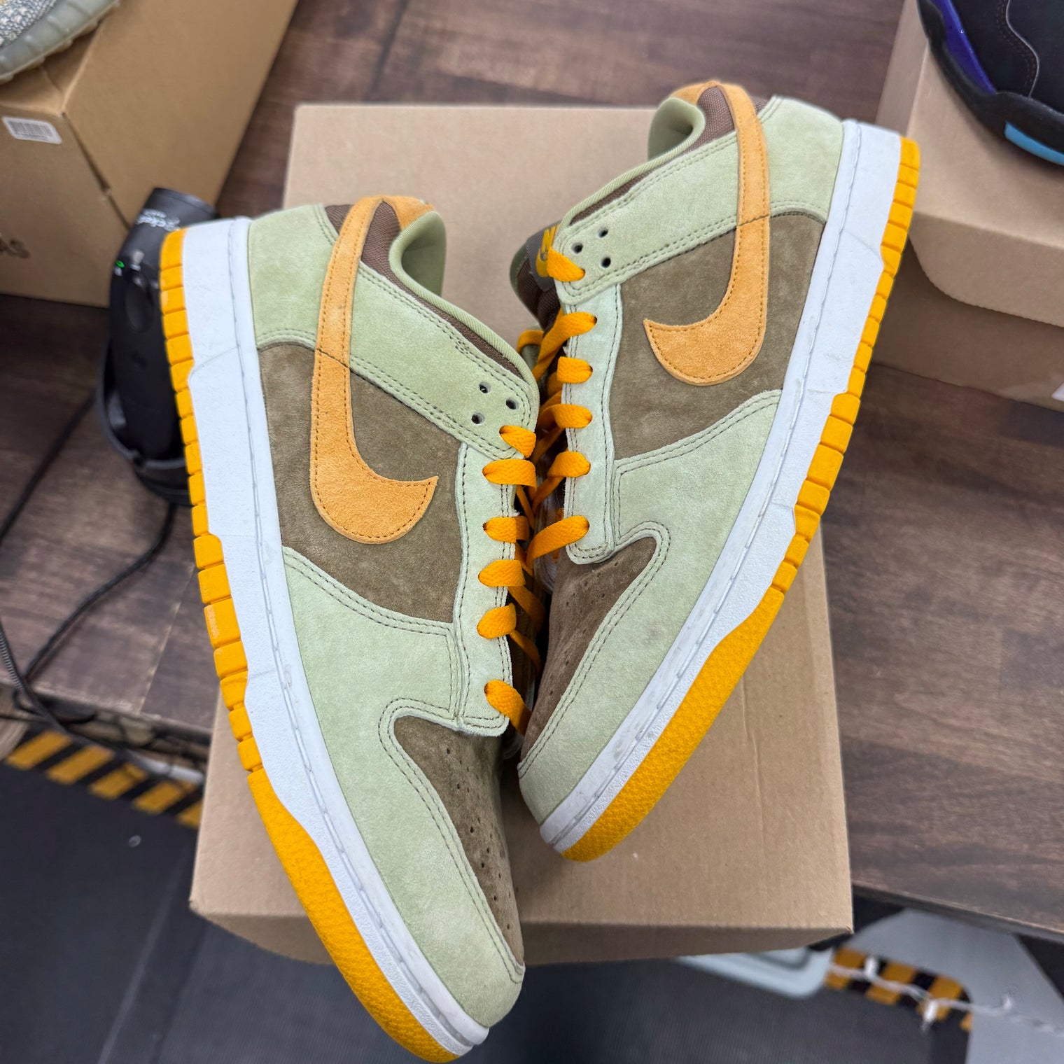 Dusty Olive Nike Dunk Low (USED, No Box)