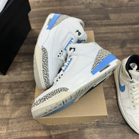 UNC Jordan 3 2020 (USED, No Box)