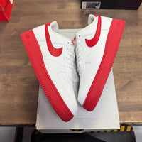 White Red Midsole Air Force 1 Low (Used)