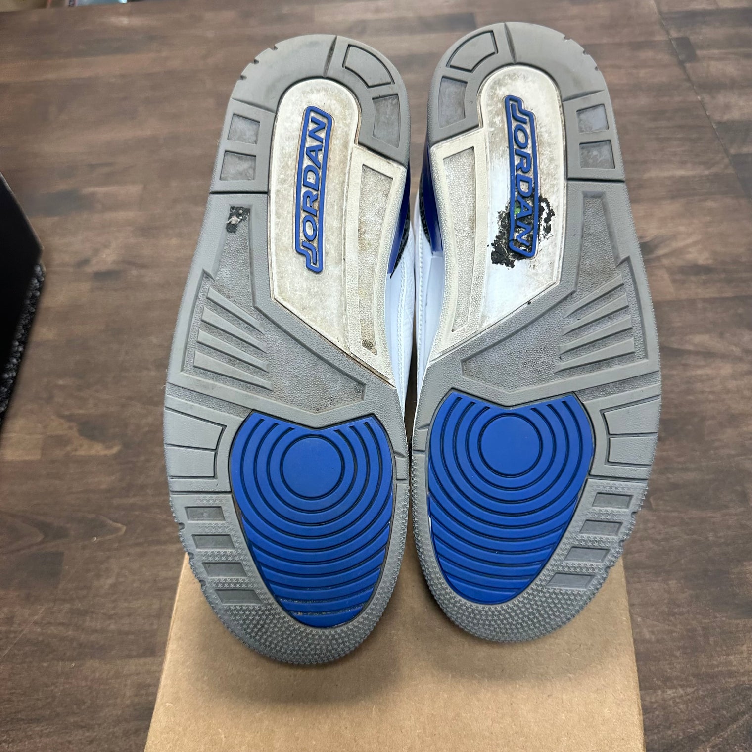 Racer Blue Jordan 3 (USED, No Box)