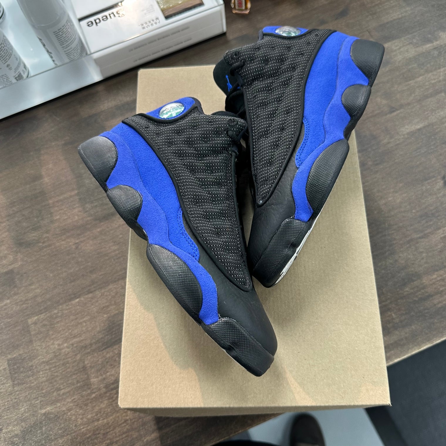 (GS) Hyper Royal Black Jordan 13 (USED,No Box)