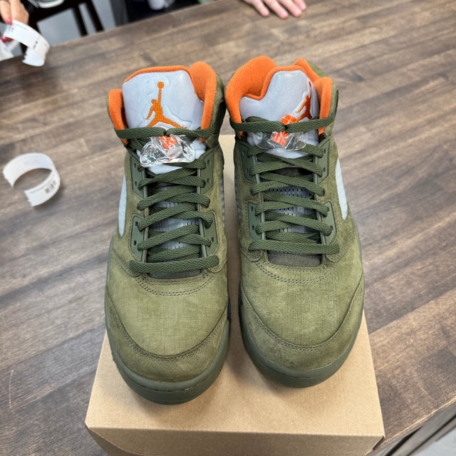 Olive Jordan 5 (USED, No Box)