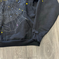 Sp5der Pink Hoodie Black (USED)